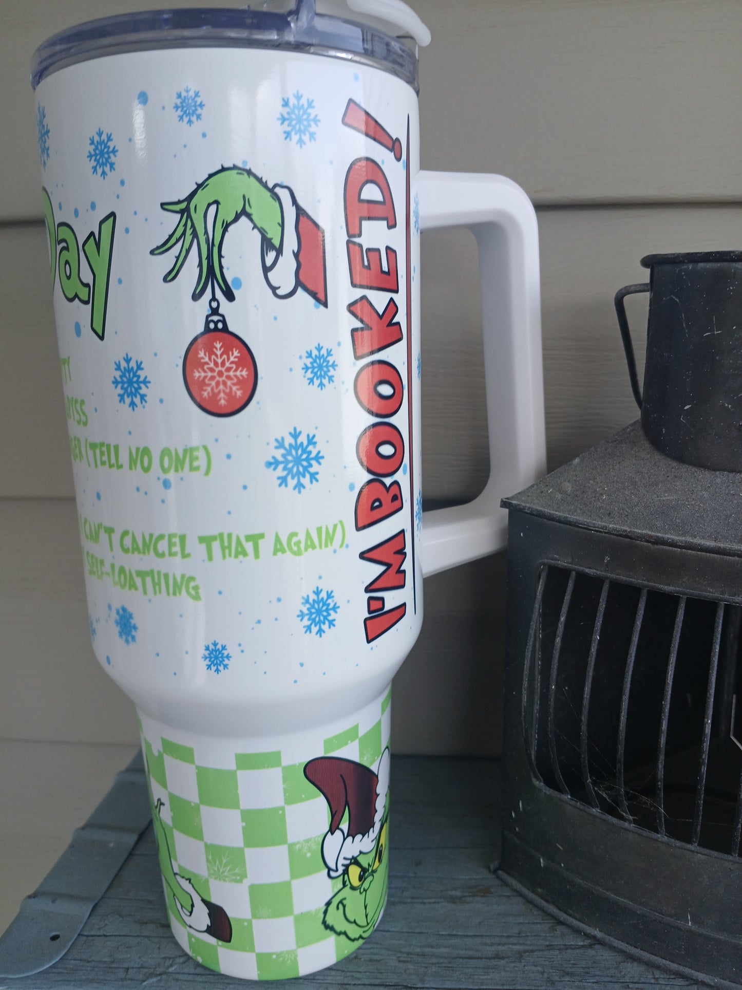 Grinch 40 oz tumbler
