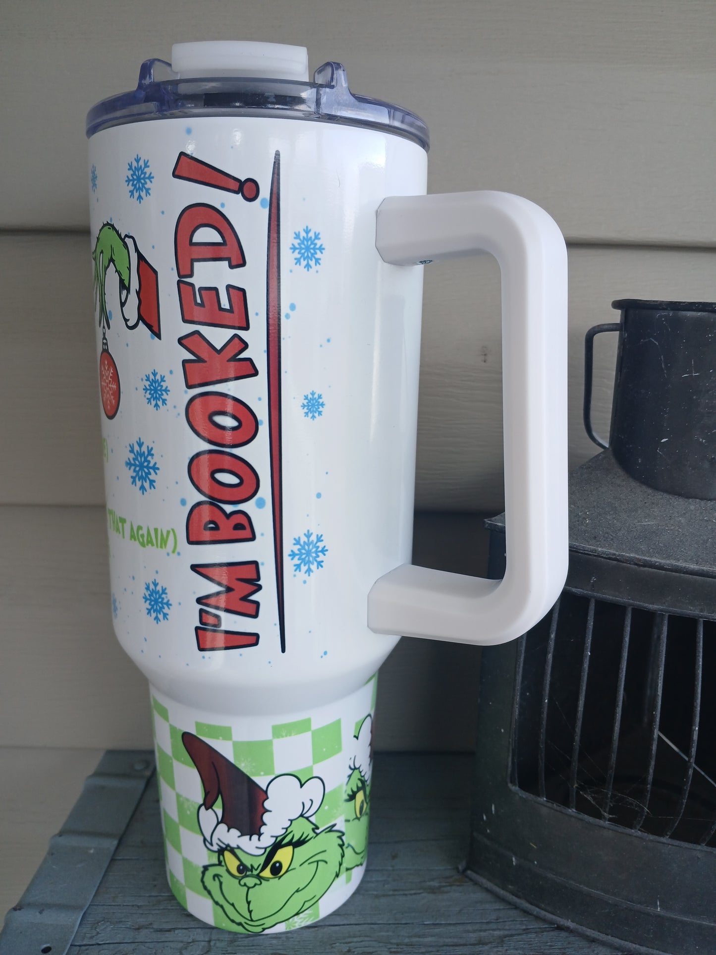 Grinch 40 oz tumbler