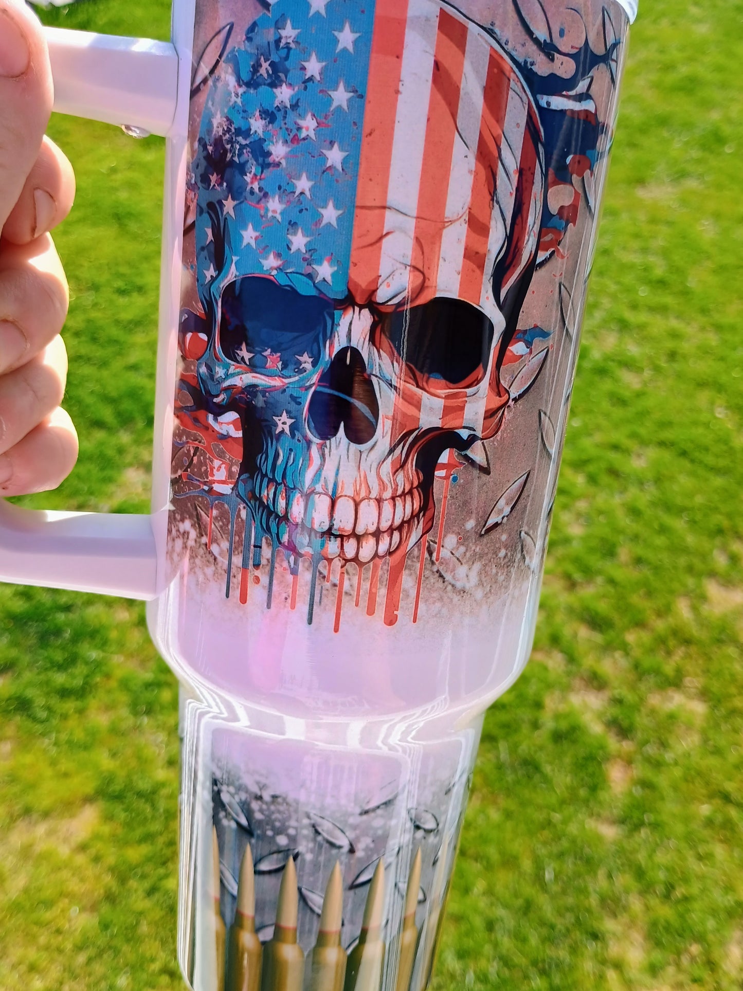 One bad a$$ bonus dad 40 oz tumbler