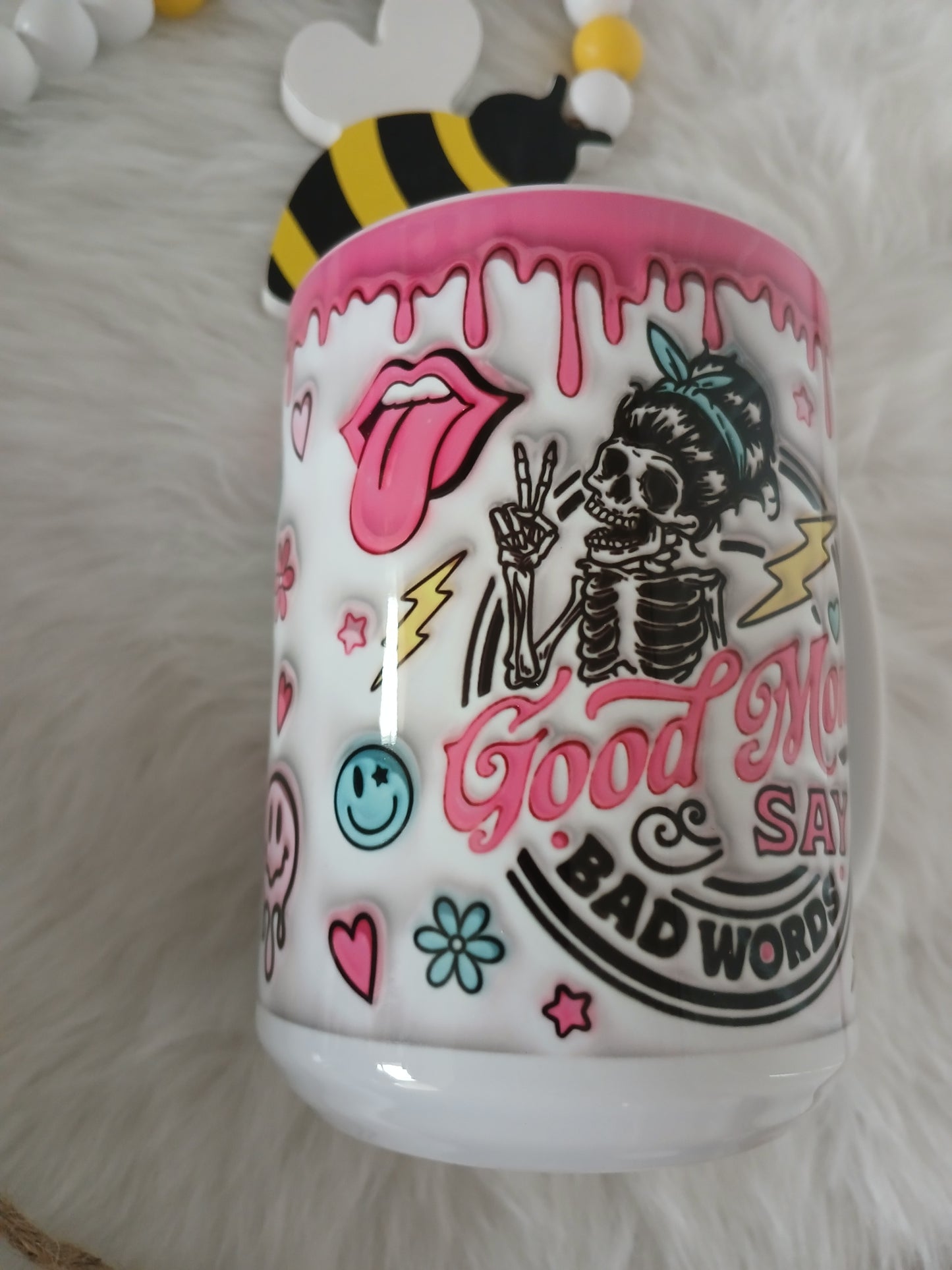 Good moms say bad words 15 oz mug
