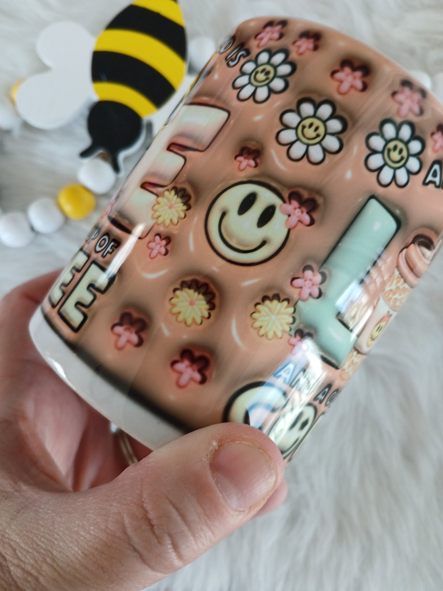 All you need is love and a good cup of coffee 3D effect mug