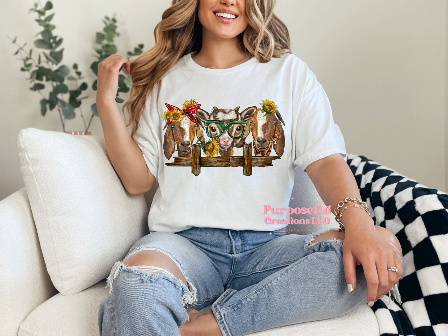 Sassy Goat graphic tee