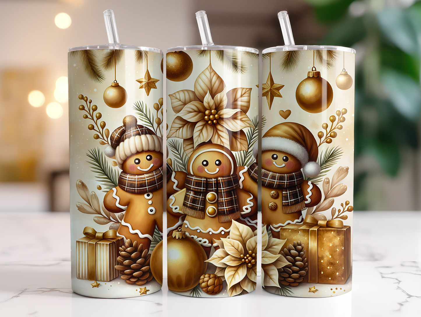 ✨ Gingerbread Christmas Tumbler | Holiday Edition ✨