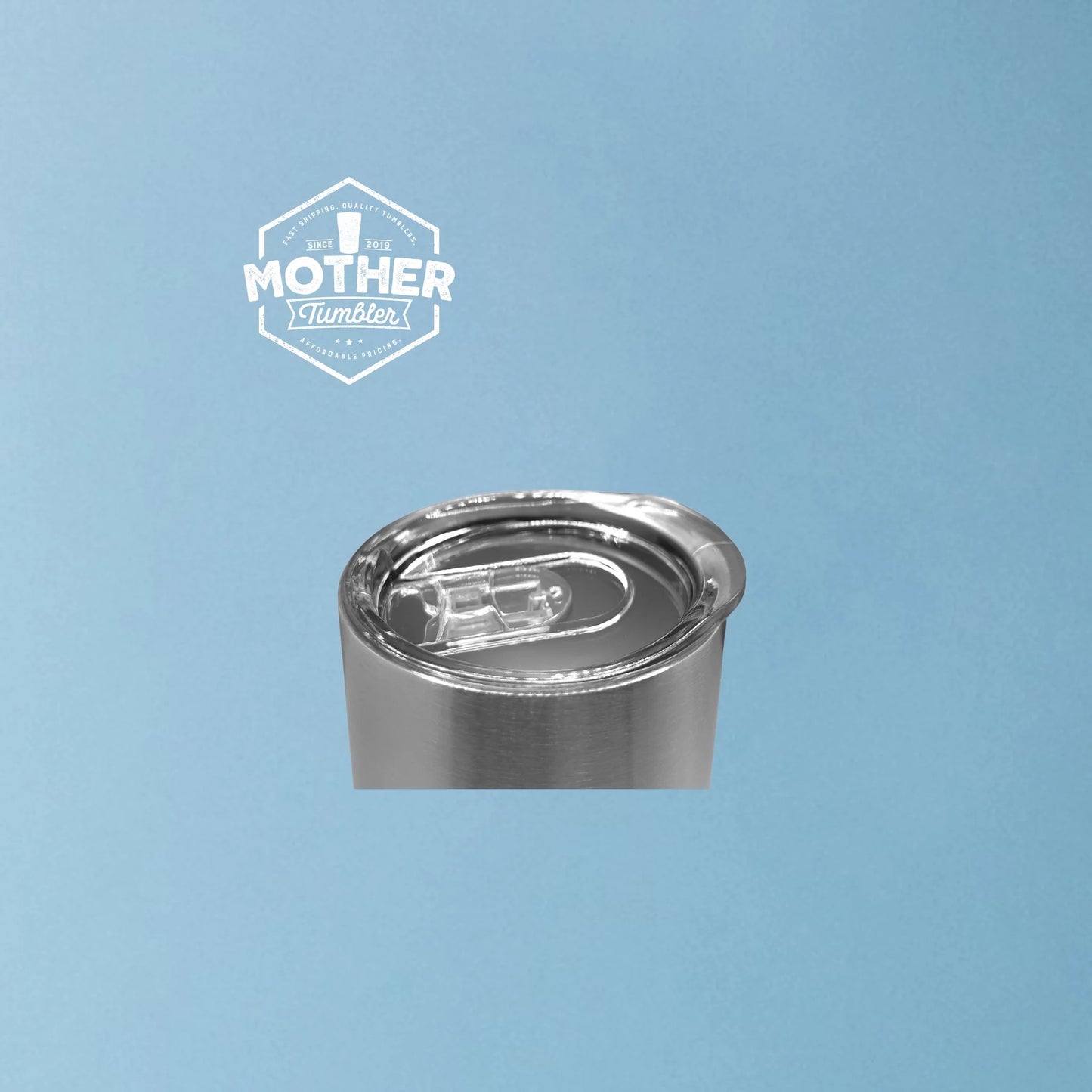 16 oz Wine O Clock stainless steel wine glass