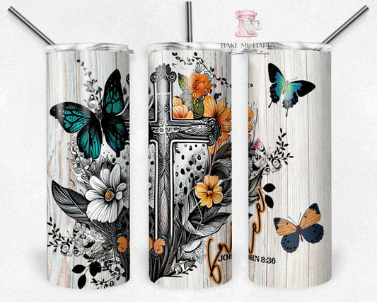 Be Free 20 oz tumbler