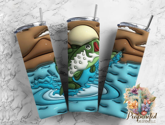 Bass Fishing Travel Cup