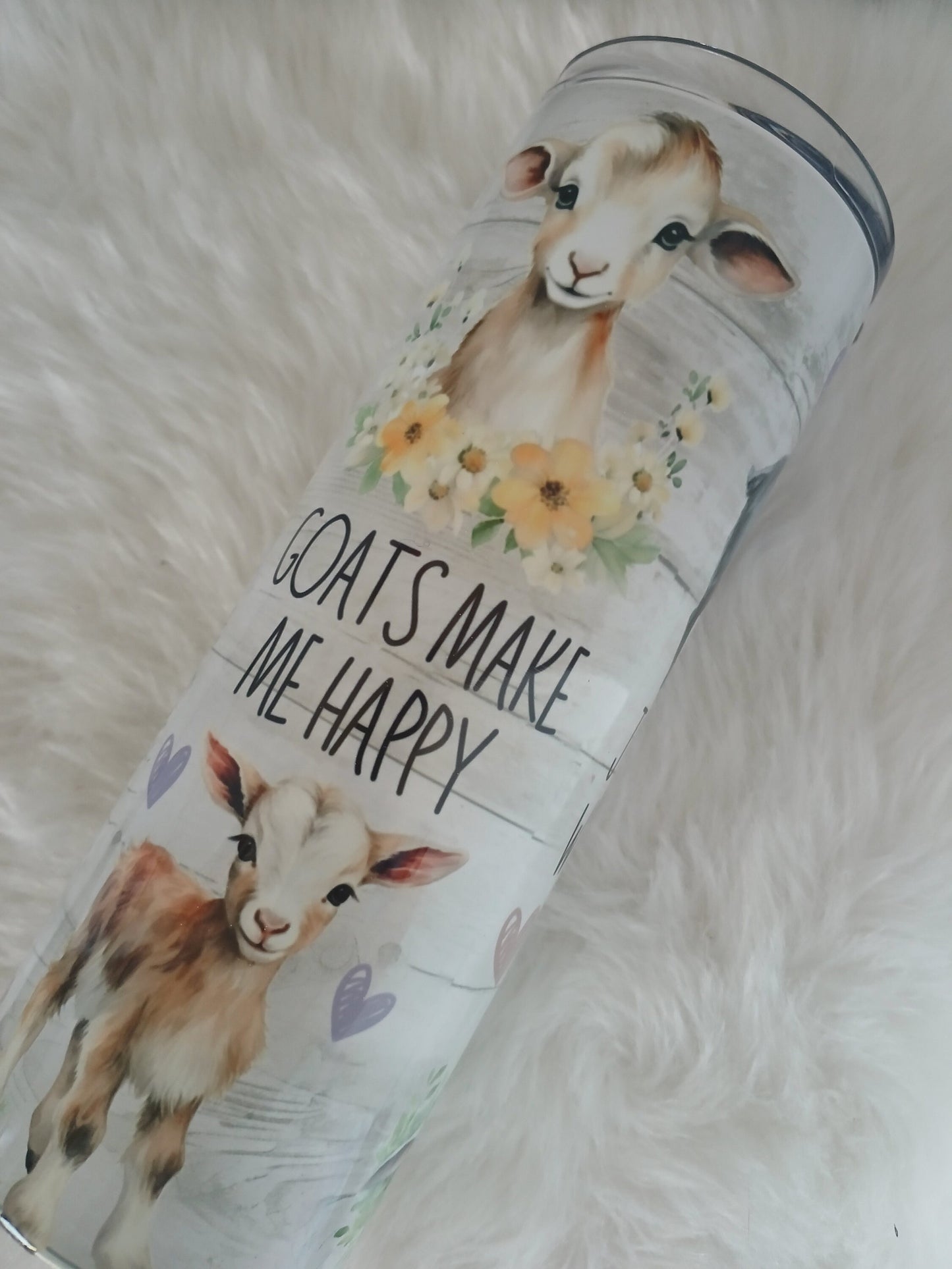 Just a Girl who Loves Goats 20 oz tumbler