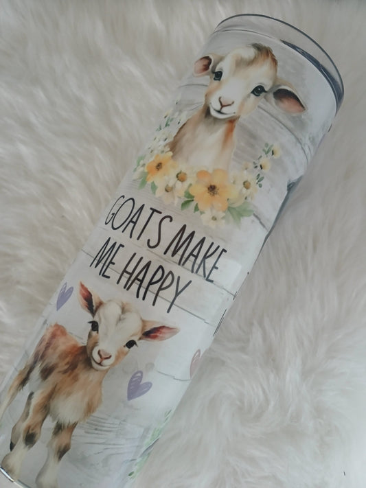 Just a Girl who Loves Goats 20 oz tumbler
