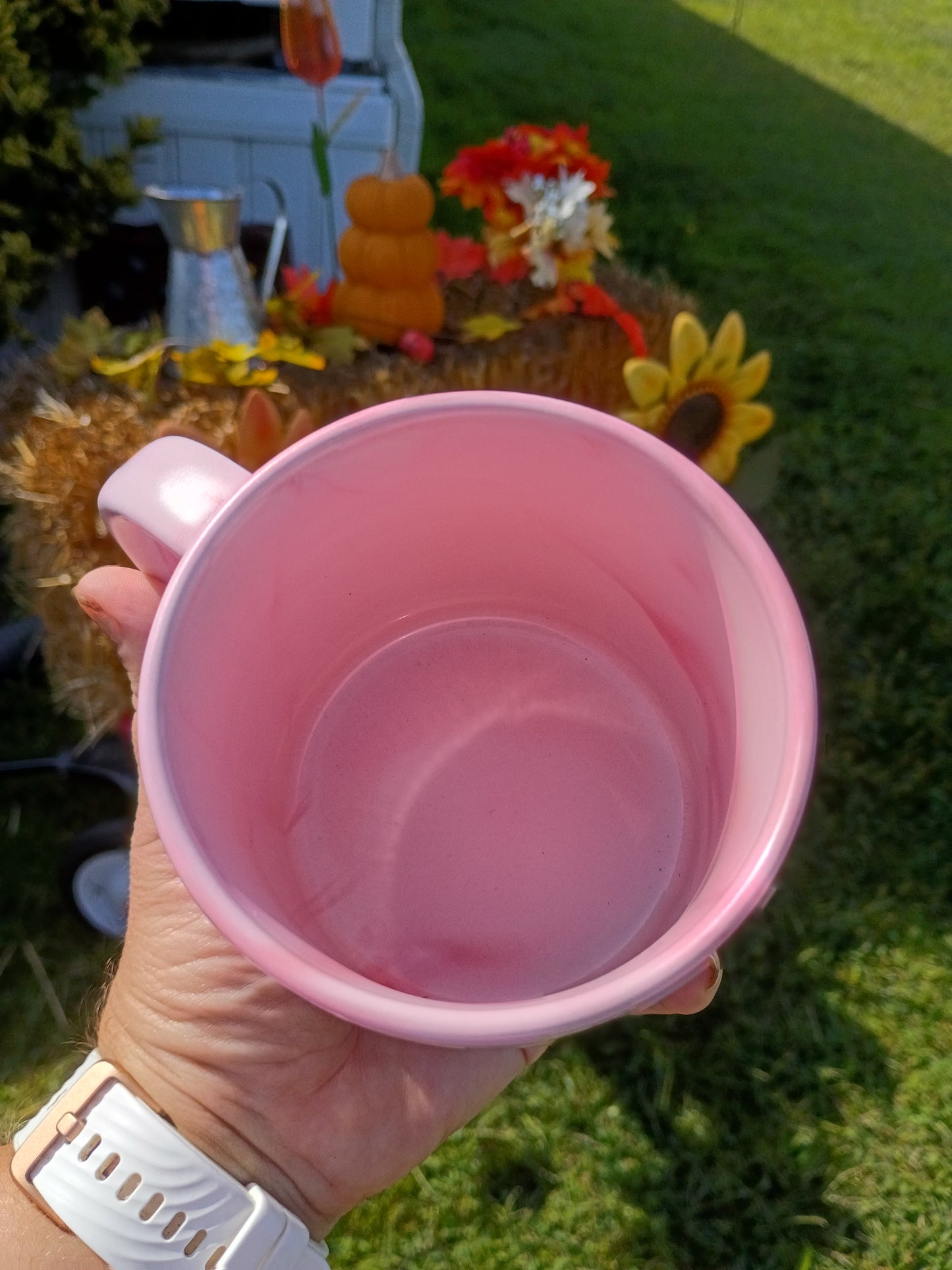 Strawberry Shortcake Inspired Pink Coffee Mug – Fun Retro Starbucks Parody