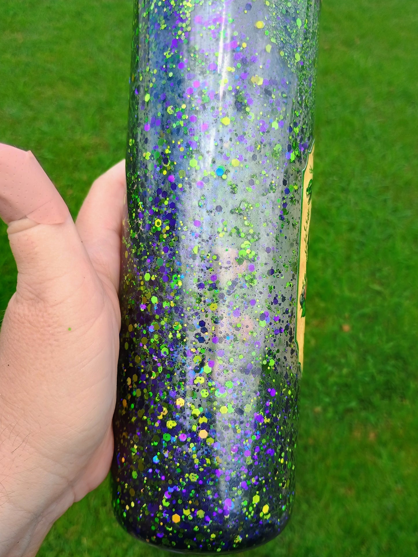 Viper Poison Glitter Tumbler – Spooky & Sparkling