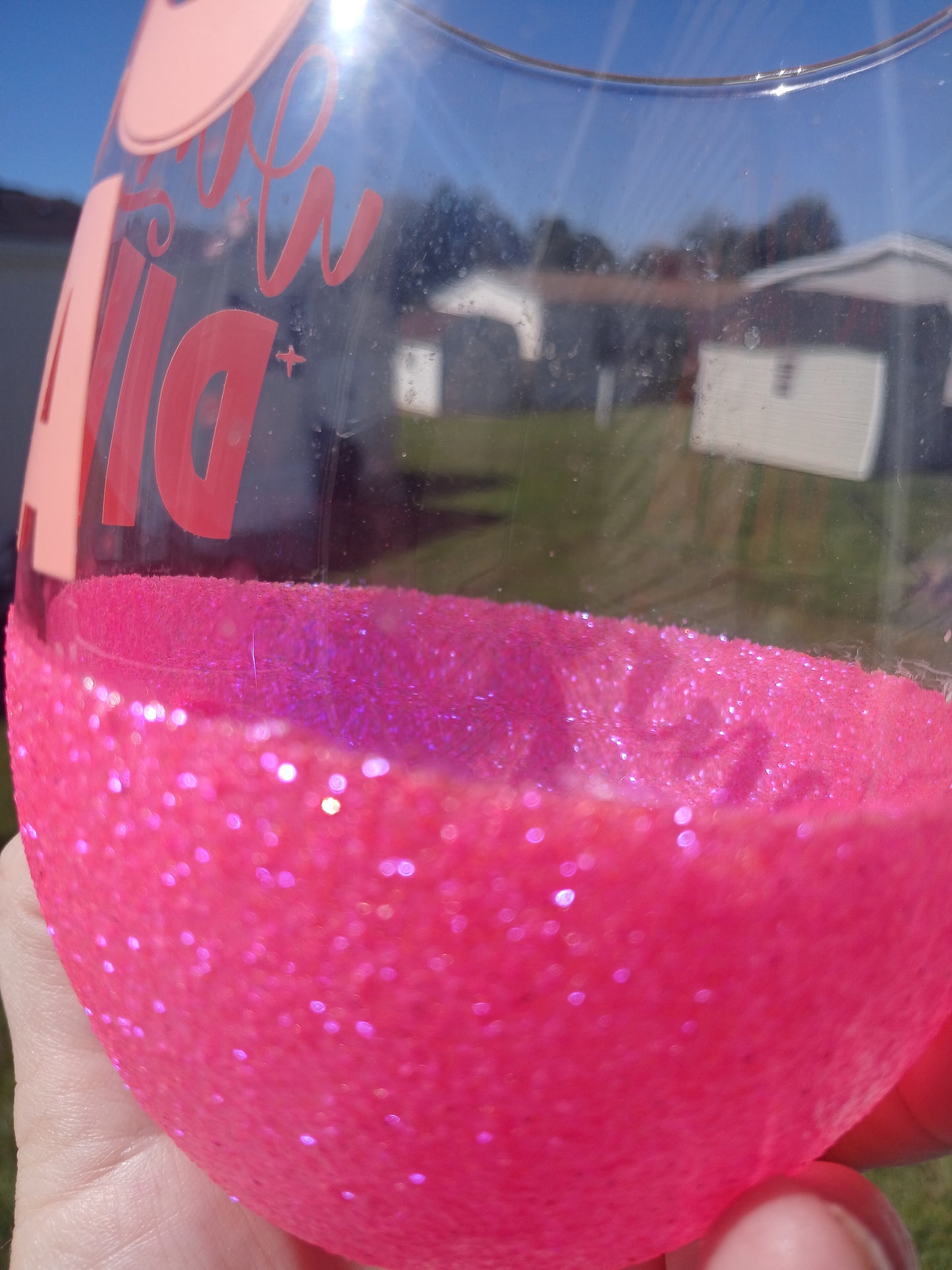 Wine Diva stemless Wine Glass